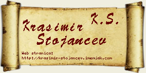 Krasimir Stojančev vizit kartica